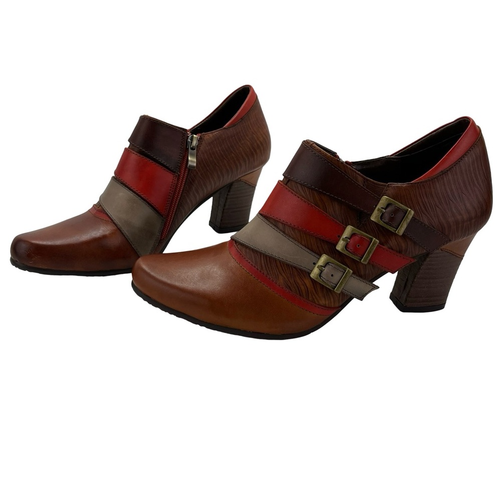 Spring Step L’Artiste “Shine Star” Buckle Boots – Woodgrain Whimsy